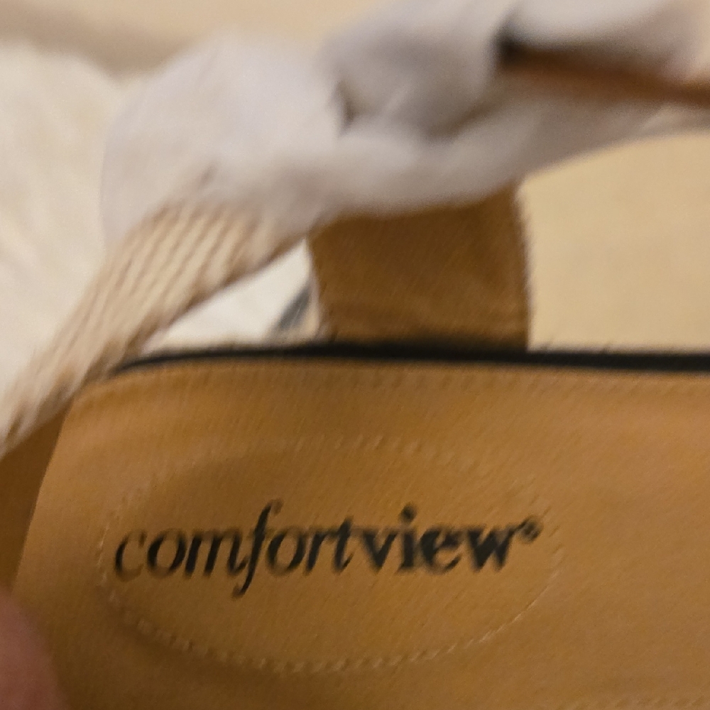 Comfortview Black and Brown Espadrilles with Jute Soles - Picture 7 of 10